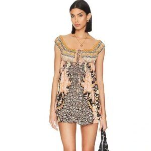EUC Free People Bali Mariposa Slip Dress